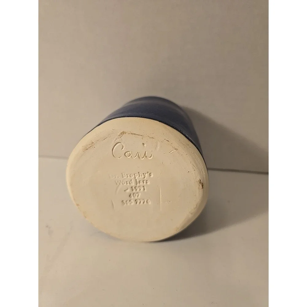 1991 Dr. Brophy's Ceramic Word Jars 